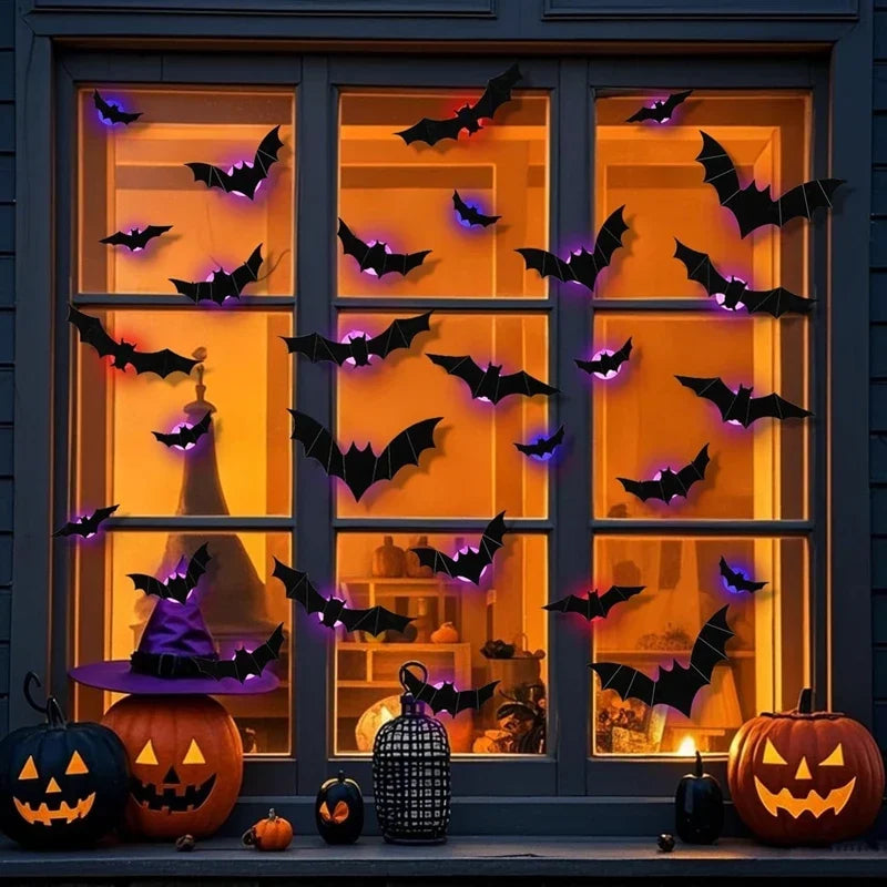 String Lights LED Bat & Spider