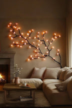 String Lights LED Floral Vine Low-Heat Warm Glow