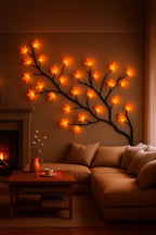 String Lights LED Floral Vine Low-Heat Warm Glow