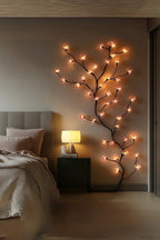 String Lights LED Floral Vine Low-Heat Warm Glow