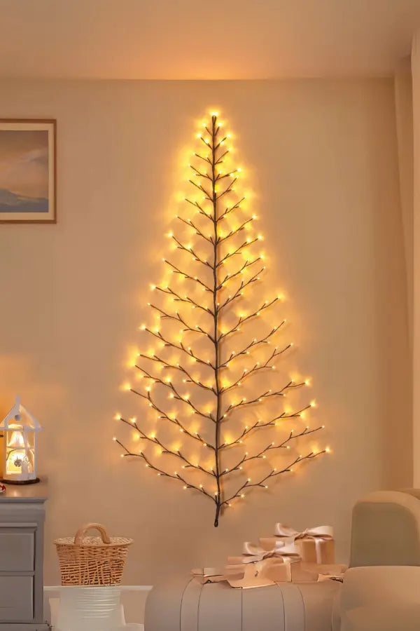 String Lights LED Floral Vine Low-Heat Warm Glow