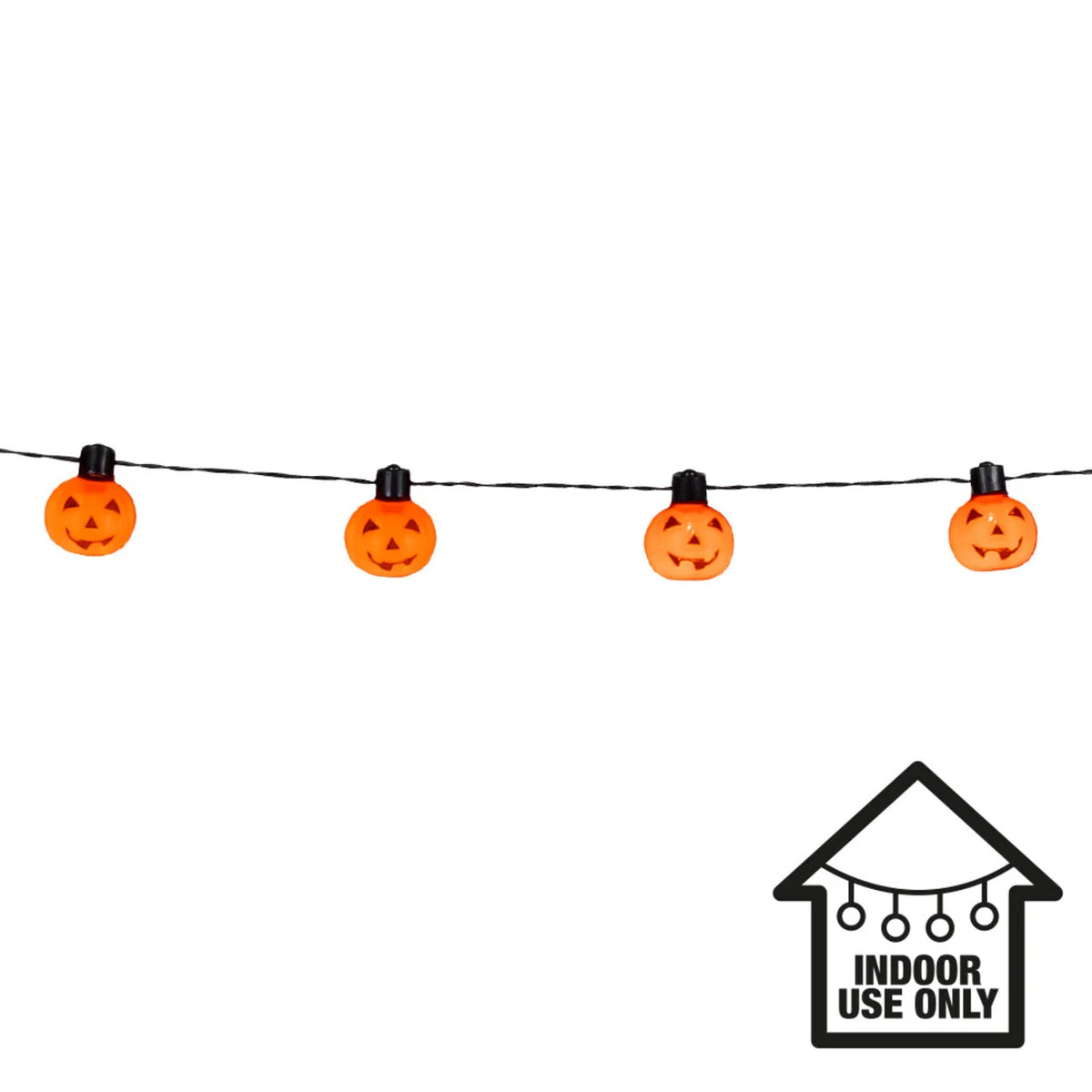 String Lights Pumpkin-Shaped Orange LED