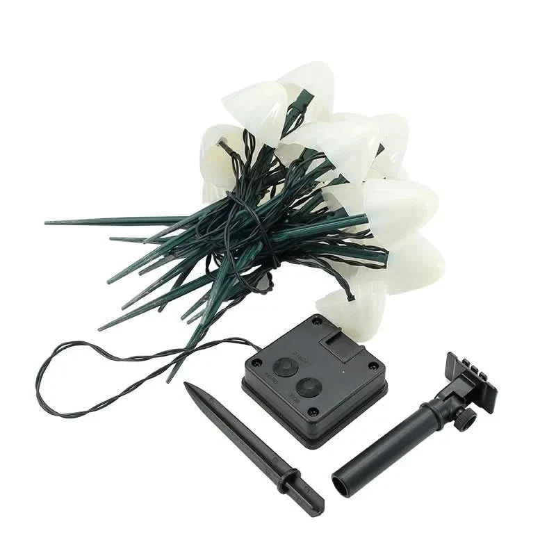 String Lights Solar Mushroom LED Waterproof