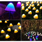 String Lights Solar Mushroom LED Waterproof