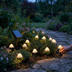 String Lights Solar Mushroom LED Waterproof