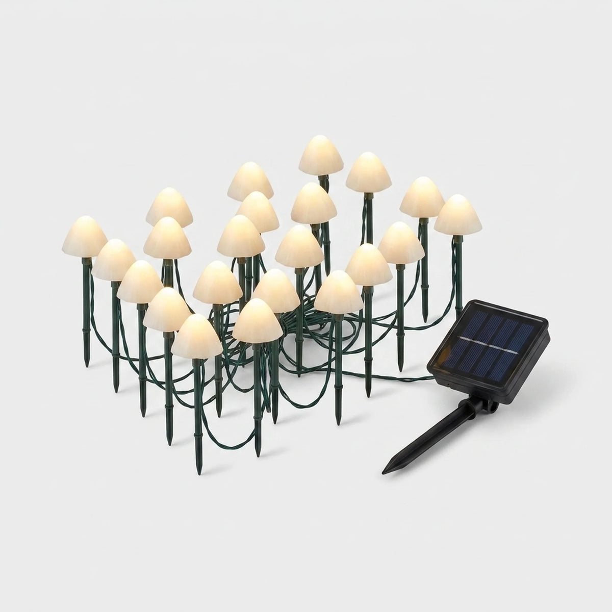 String Lights Solar Mushroom LED Waterproof