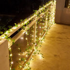 String Lights Solar-Powered Dusk-to-Dawn Realistic Ivy