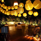String Lights Solar-Powered Fabric Shade IP44