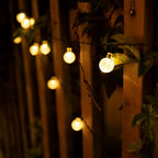 String Lights Solar Powered Warm White IP65