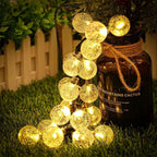 String Lights Solar Powered Warm White IP65