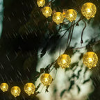 String Lights Solar Powered Warm White IP65