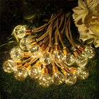 String Lights Solar Retro Filament IP65 Waterproof