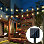 String Lights Solar Twinkle 10m Waterproof