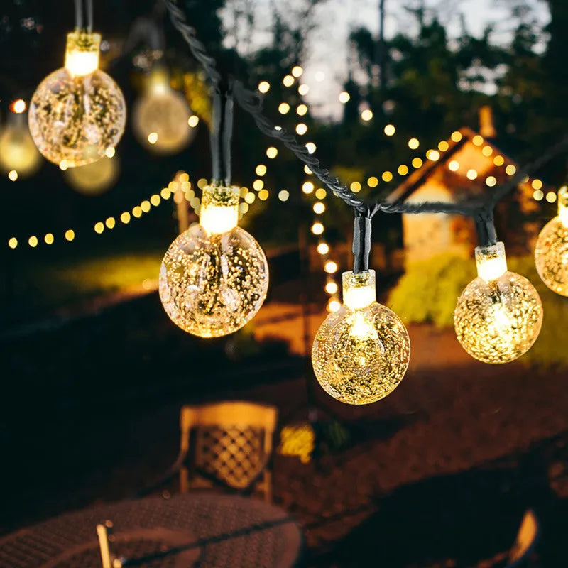 String Lights Solar Twinkle 10m Waterproof