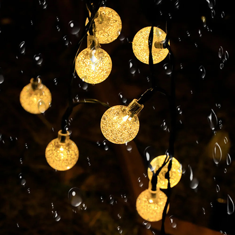 String Lights Solar Twinkle 10m Waterproof
