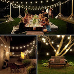 String Lights Solar Twinkle 10m Waterproof