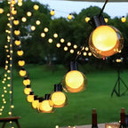 String Lights Solar & USB Remote Control 8 Modes