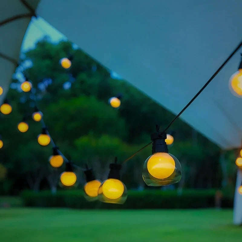 String Lights Solar & USB Remote Control 8 Modes