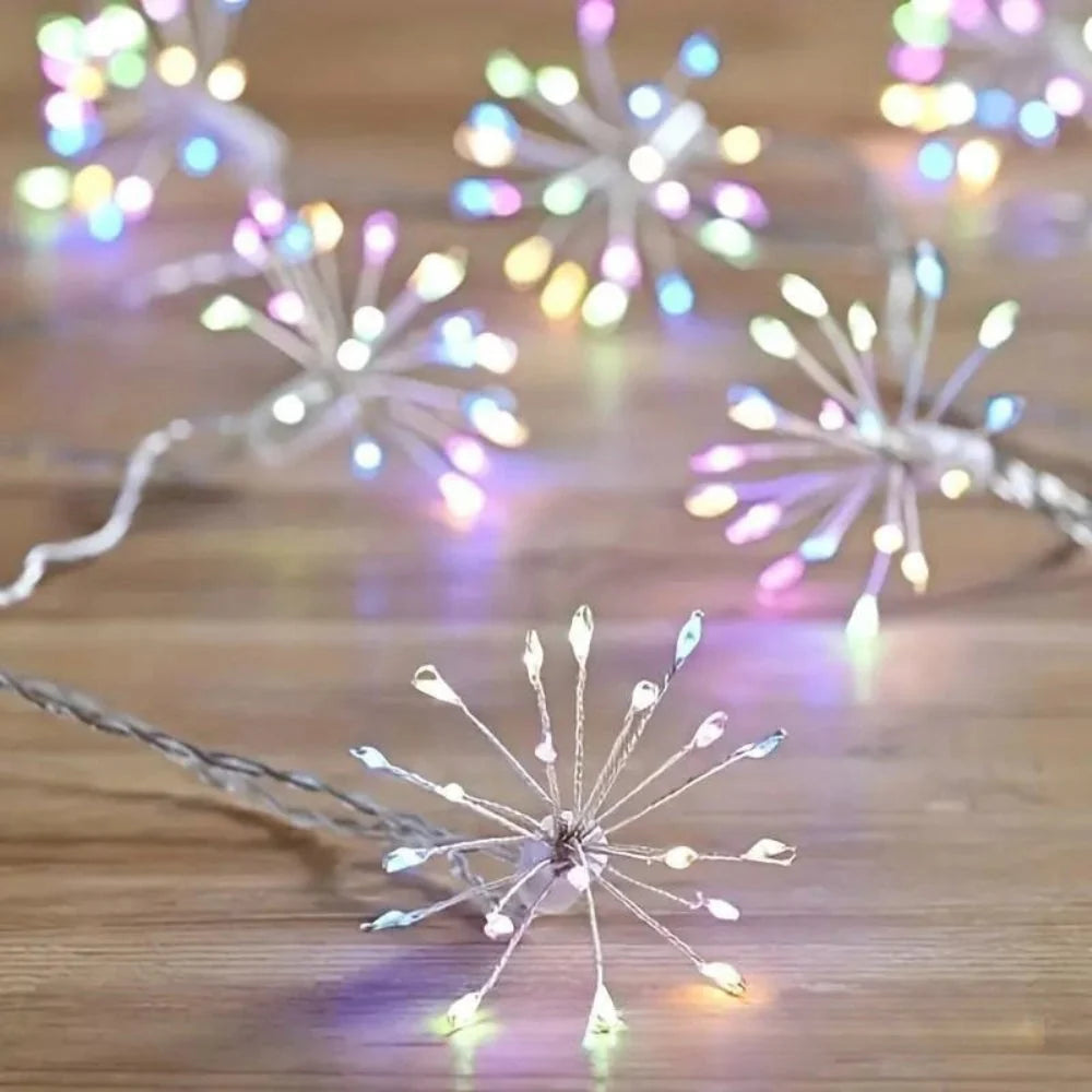 String Lights Starburst Warm White 200 LEDs