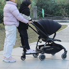 Stroller Board Tool Free Quick Connector & 360 Degree Swivel