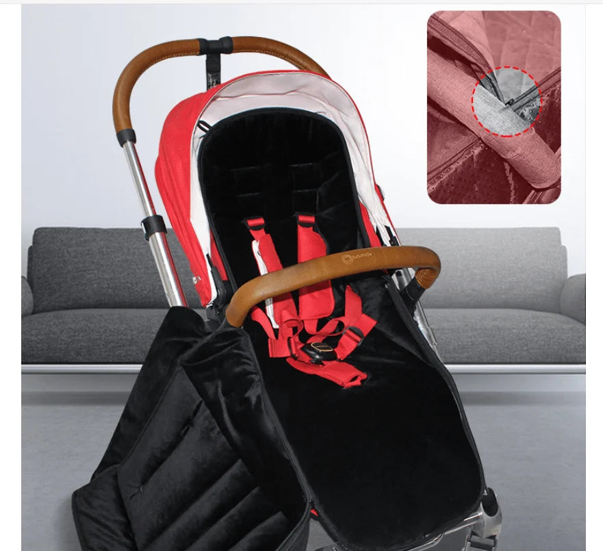 Stroller Footmuff Universal Fit Water-Repellent Double Zipper