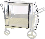 Stroller Rain Cover Double & Quad Waterproof Removable Screens