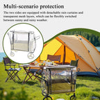 Stroller Rain Cover Double & Quad Waterproof Removable Screens