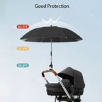 Stroller Sun Umbrella Flexible Arm UV-Resistant Clamp
