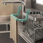 Strong Adhesive Rust-Proof Carbon Steel Wall-Mounted Sponge & Towel Rack (Open-Base)