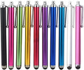 Stylus Set 10-Piece Soft Rubber Tip Aluminum Body