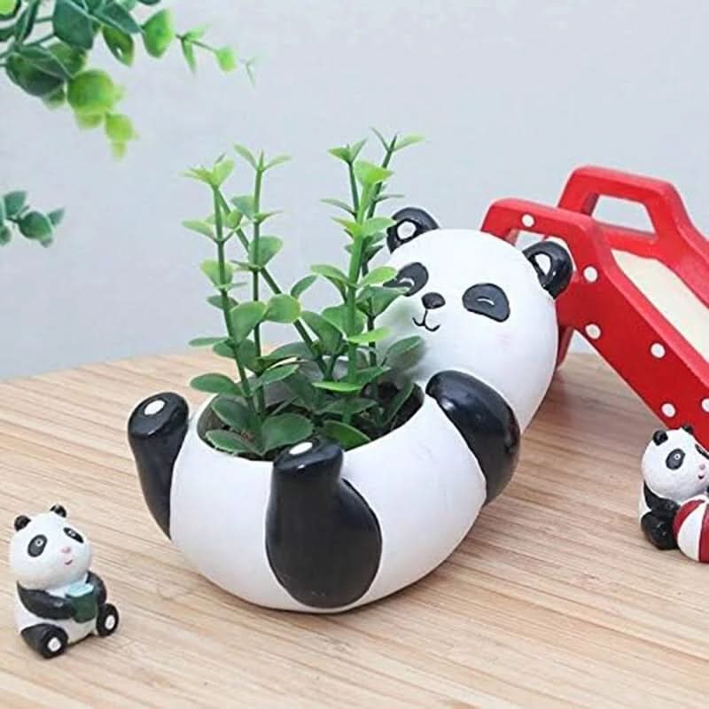 Succulent Planter Panda-Shaped Compact & Lightweight