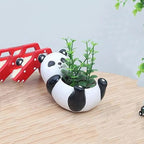 Succulent Planter Panda-Shaped Compact & Lightweight