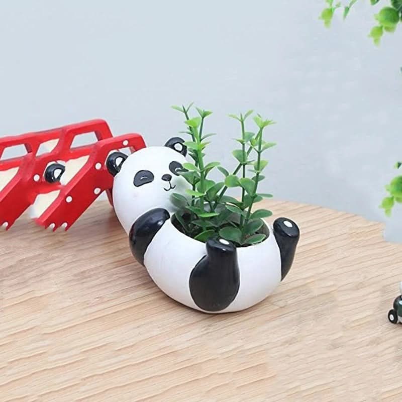 Succulent Planter Panda-Shaped Compact & Lightweight