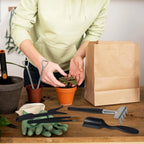 Succulent Tool Set 12-Piece Stainless Steel Linen Bag