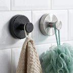 Suction Cup Hooks Stainless Steel Drill-Free Set of 4