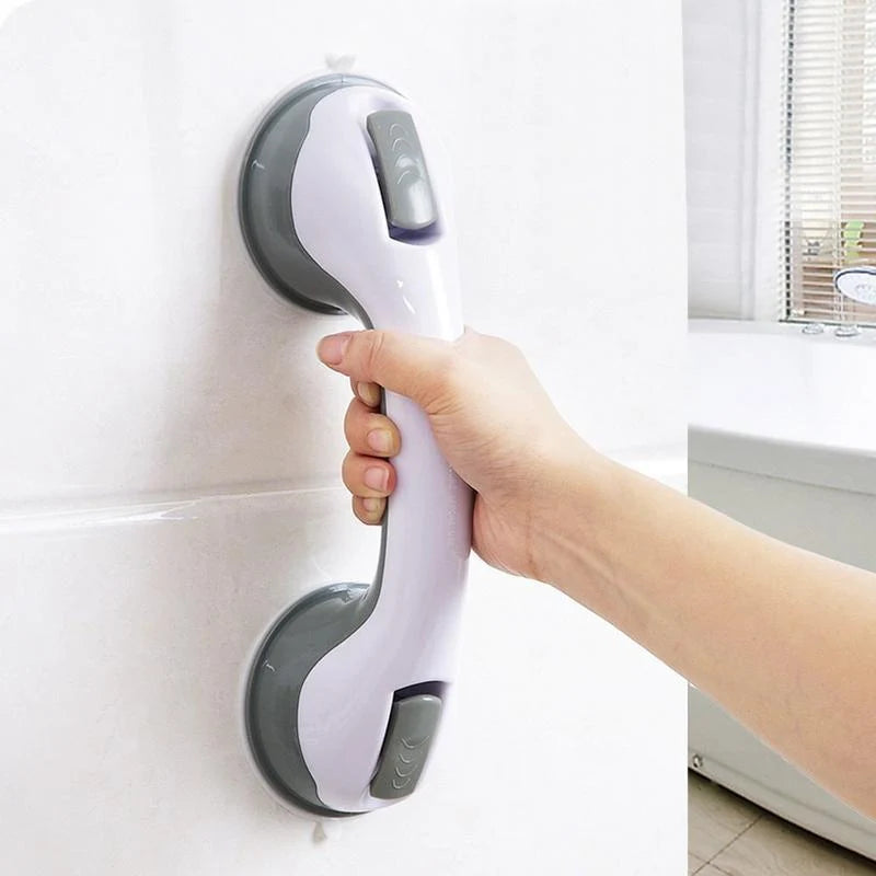 Suction Grab Bar Tool-Free Dual Suction Visual Lock