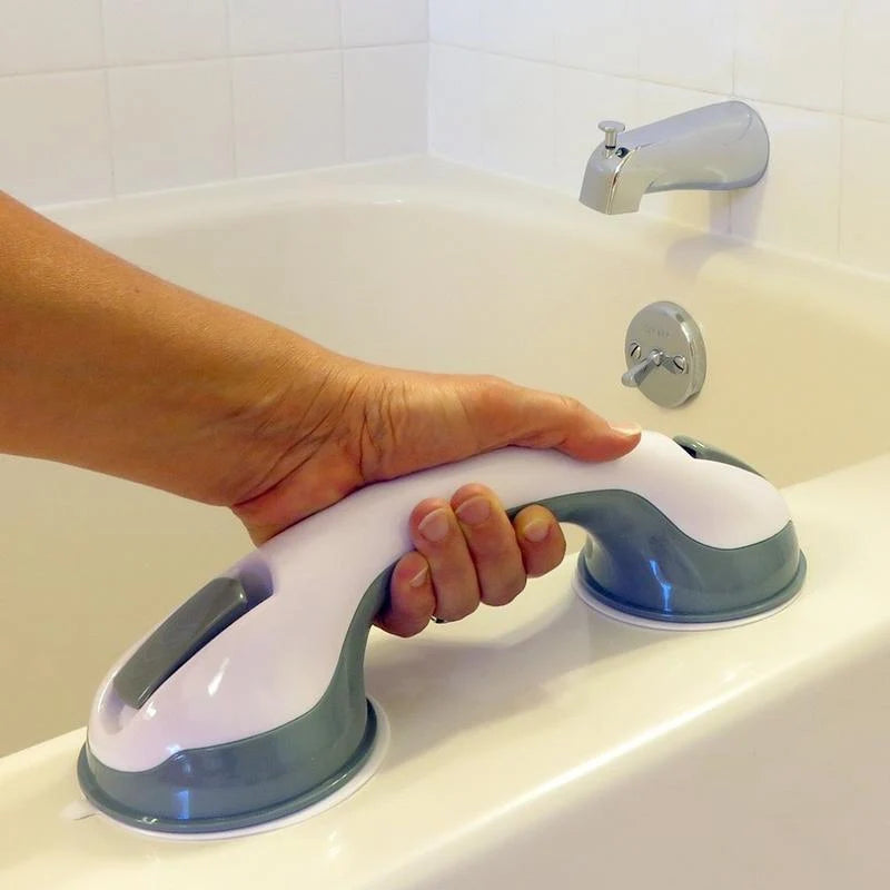 Suction Grab Bar Tool-Free Dual Suction Visual Lock