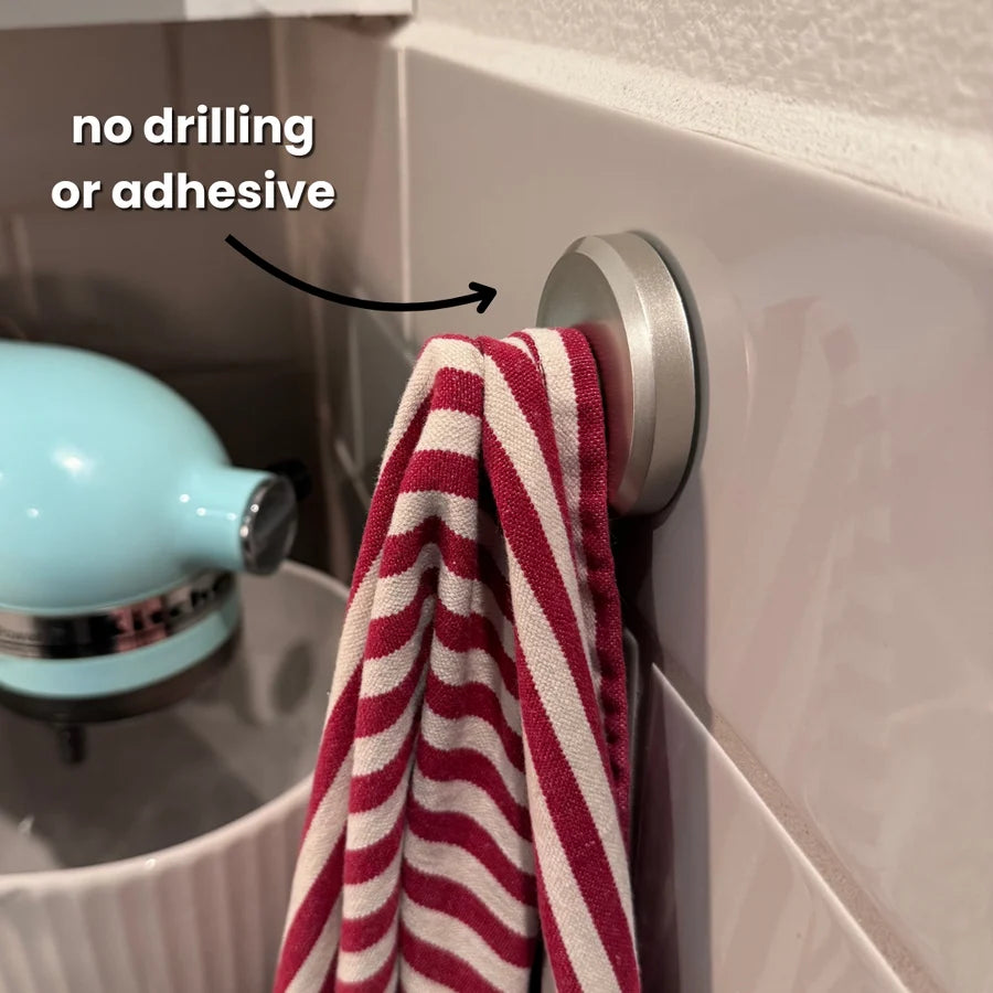 Suction Hook Tool-Free Strong Hold No-Damage Removal