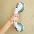 Suction Shower Grab Bar Dual-Lock Ergonomic Grip 300 lb