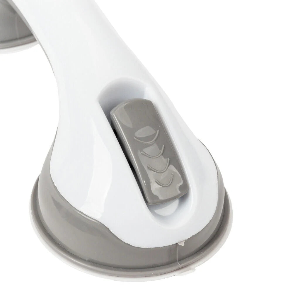 Suction Shower Grab Bar Dual-Lock Ergonomic Grip 300 lb