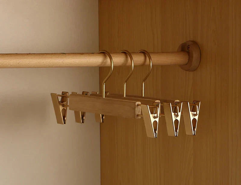 Suit Hanger Camphor Wood Wide Rounded Shoulders