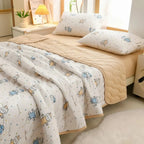 Summer Blanket Cooling Microfiber Floral