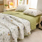 Summer Blanket Cooling Microfiber Floral