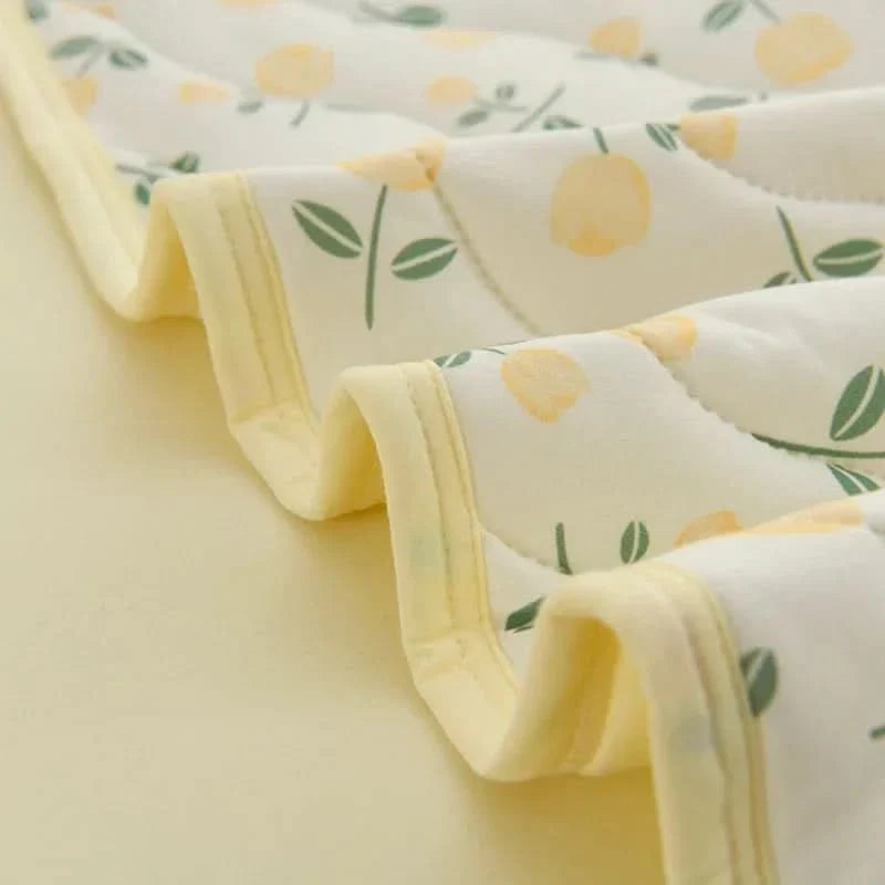 Summer Blanket Cooling Microfiber Floral