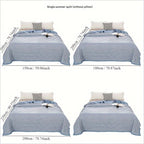 Summer Blanket Lightweight Breathable Polyester Machine Washable