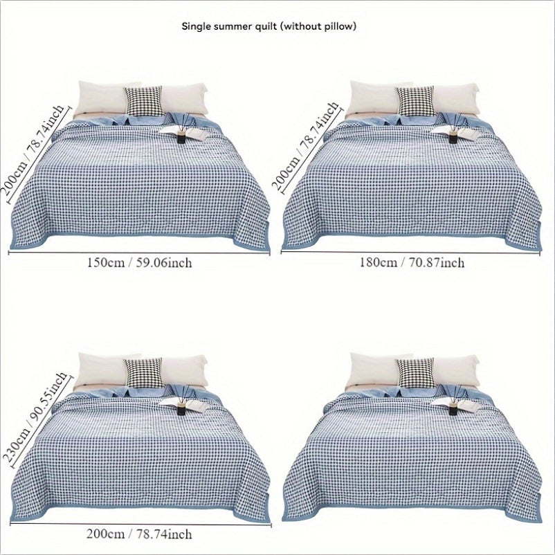 Summer Blanket Lightweight Breathable Polyester Machine Washable