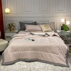 Summer Blanket Moisture-Wicking & Breathable Washed Cotton Blend