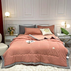 Summer Blanket Moisture-Wicking & Breathable Washed Cotton Blend