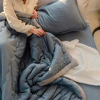 Summer Blanket Moisture-Wicking & Breathable Washed Cotton Blend