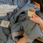 Summer Blanket Moisture-Wicking & Breathable Washed Cotton Blend